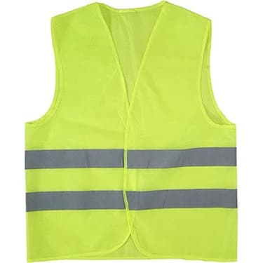 İŞÇİ İKAZ YELEĞİ SARI - Reflektörlü ikaz yeleği; yüksek görünürlük sağlayan yapısı ile sahada, trafikte ve düşük ışık koşullarında güvenliğinizi artırır.