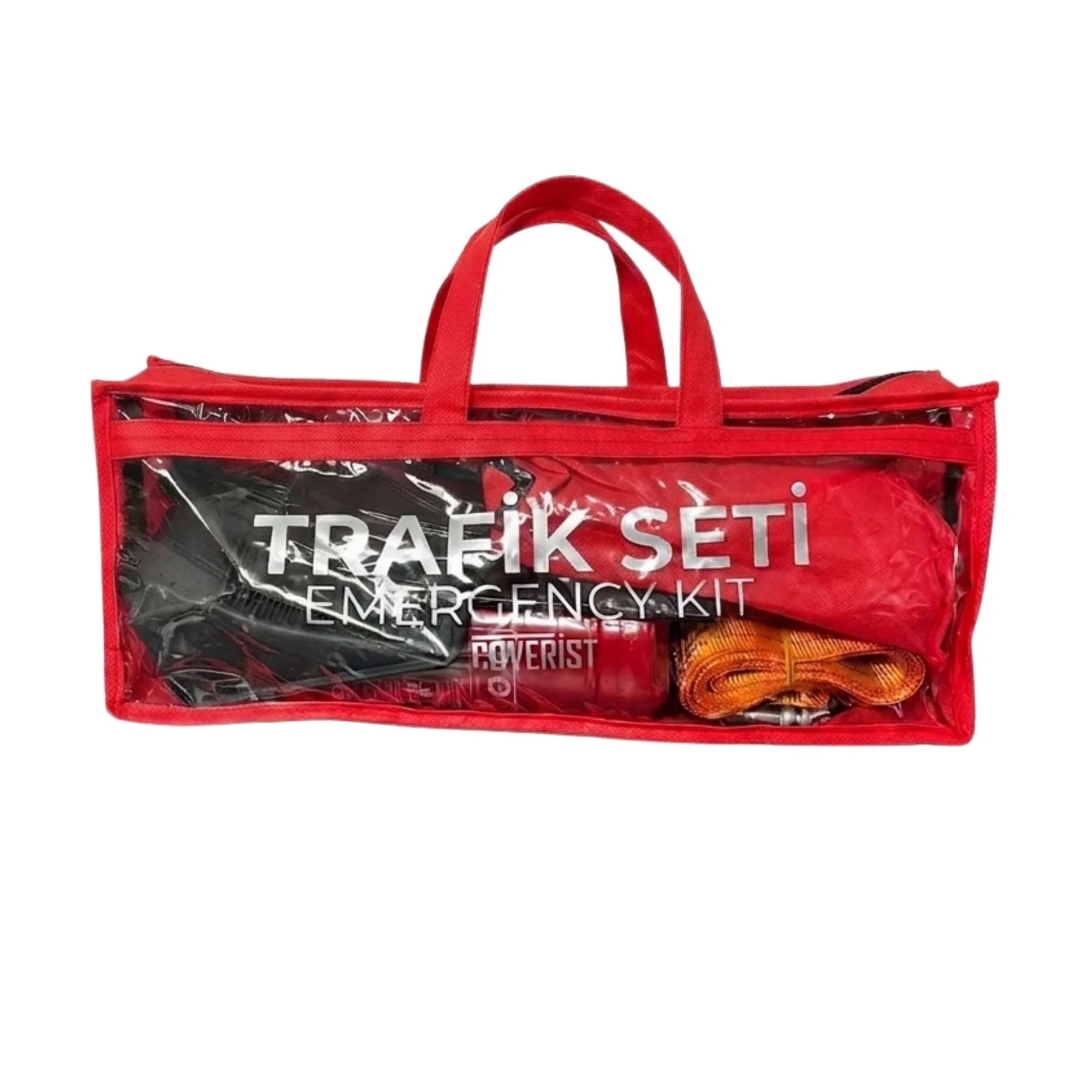COVERİST DİKDÖRTGEN OTO TRAFİK VE İLK YARDIM SETİ 5