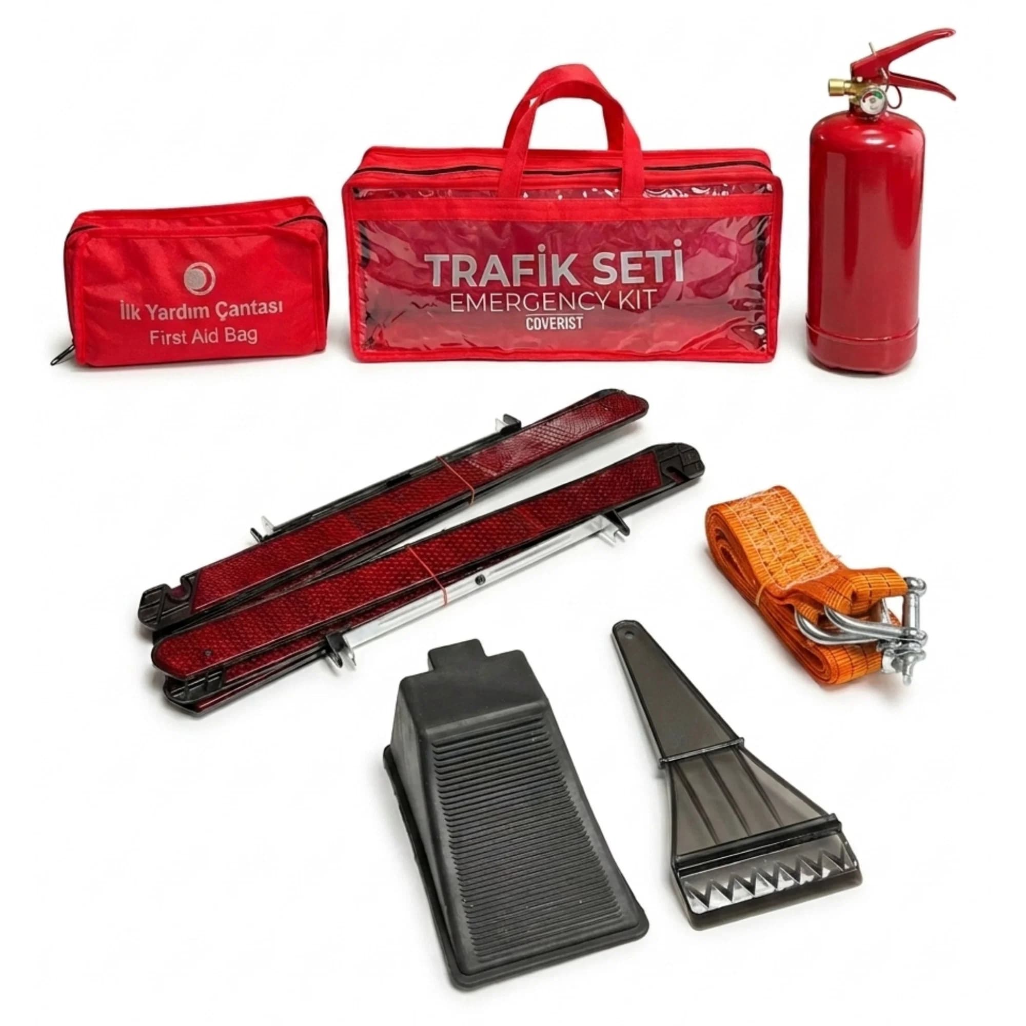 COVERİST DİKDÖRTGEN OTO TRAFİK VE İLK YARDIM SETİ - COVERİST DİKDÖRTGEN OTO TRAFİK VE İLK YARDIM SETİ